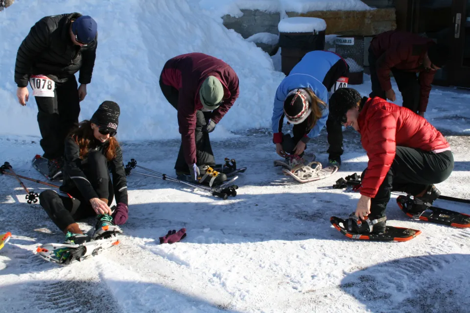 Snowshoeing at the Parks