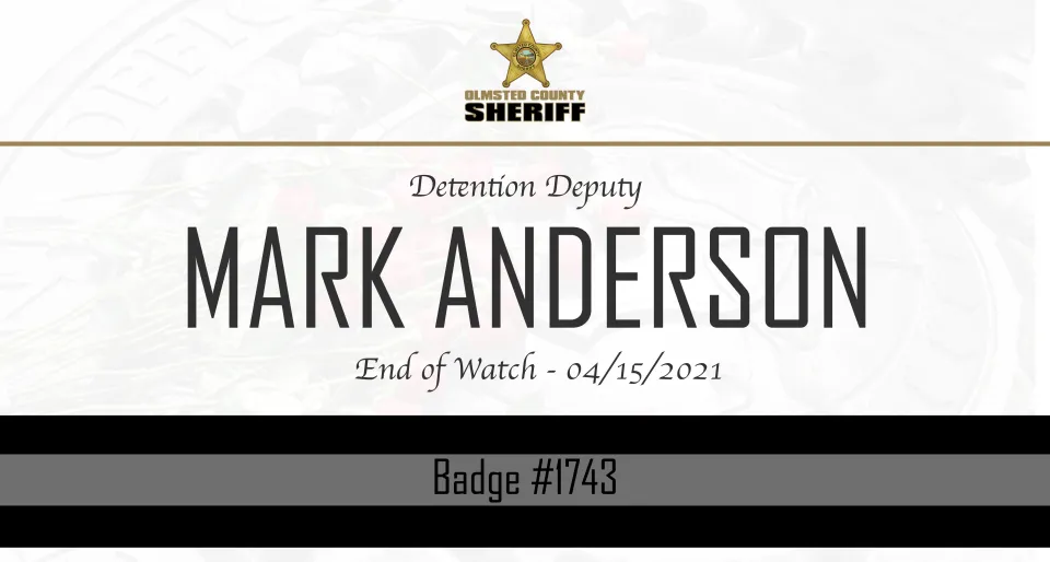 Memorial Graphic for Detention Deputy Mark Anderson