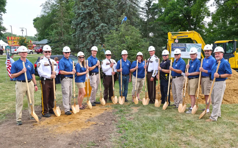 Law Enforcement Memorial Board Members at groundbreaking