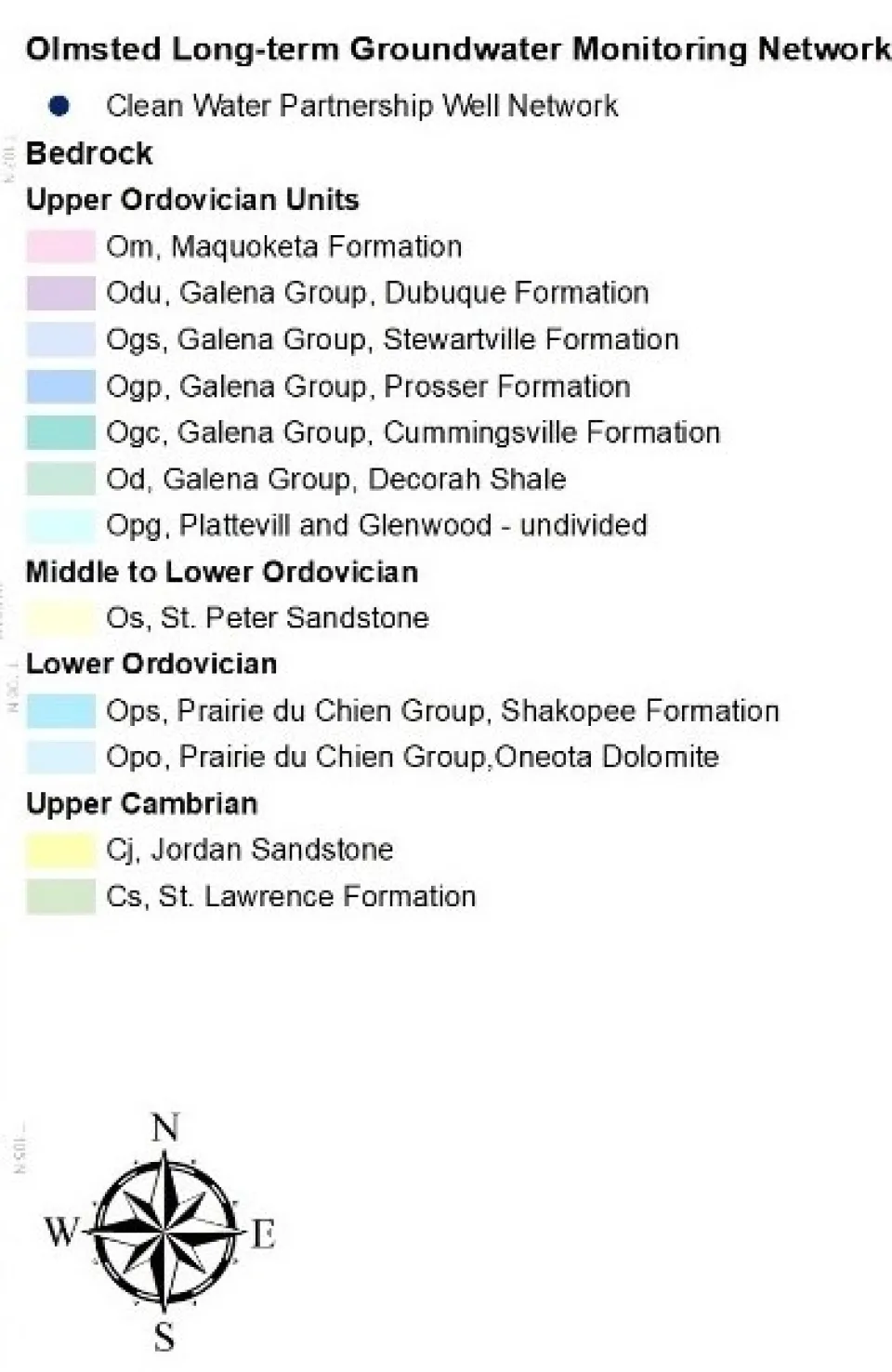 OC Clean Water Partnership Map Legend