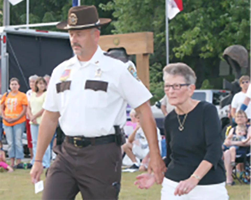 Captain Behrns in uniform