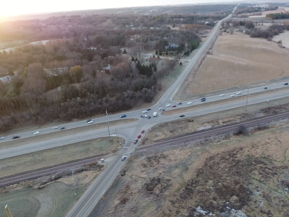 CSAH 44 and TH 14 Intersection