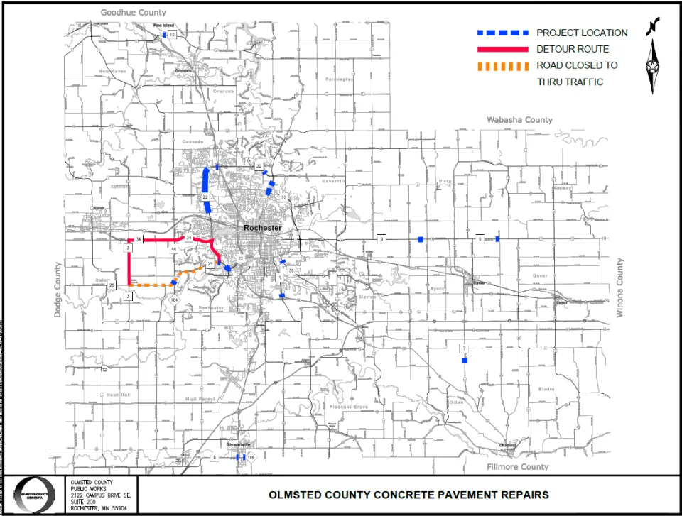 Concrete Removal Map