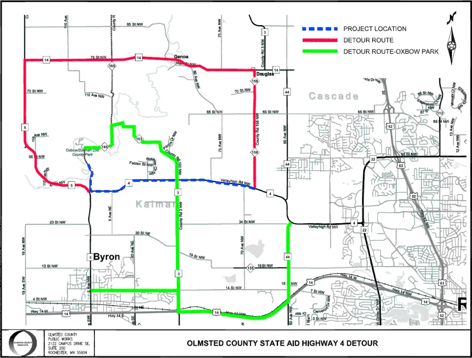 Detour CR 105