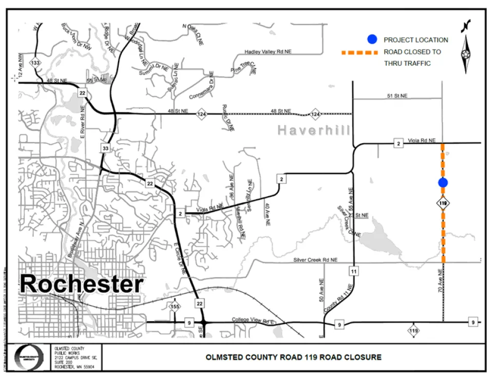 CR 119 Closure