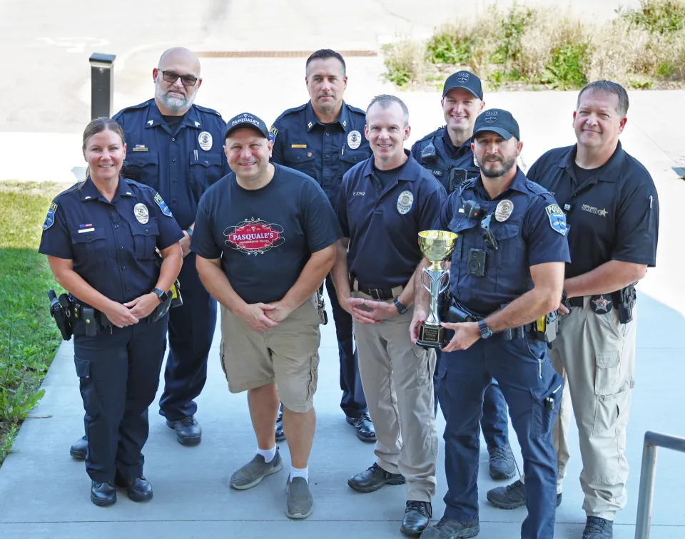 Sheriff's Office group photo with Rochester Police Department