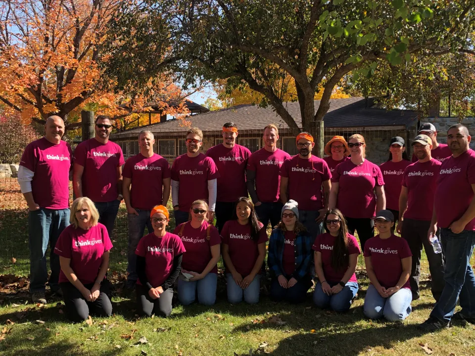 Think Bank Work Day at Oxbow Park