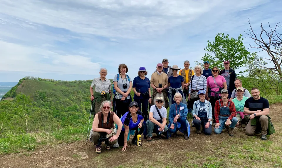 Master Naturalist Students at Great River Bluffs