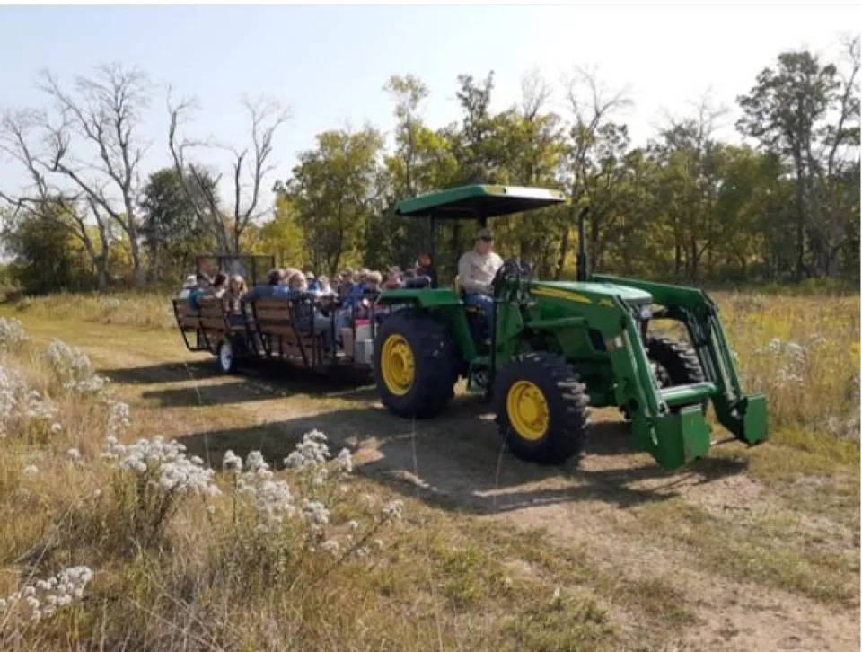 Friends of Chester Woods Soil Day prairie cruiser