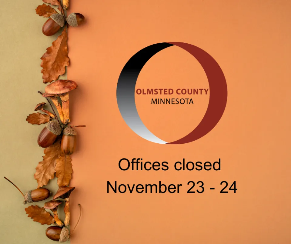 Olmsted County offices closed November 23-24