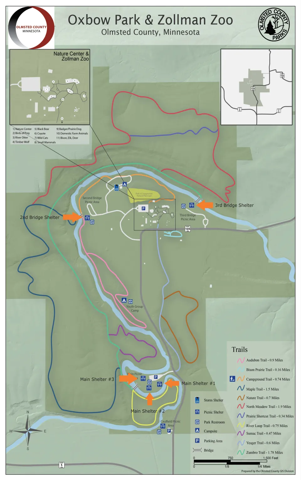 Picnic shelter map