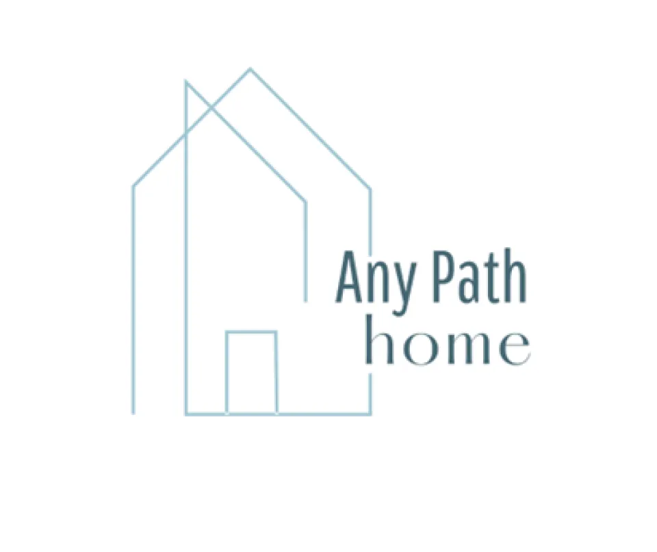 Any Path Home logo. An icon of a house.