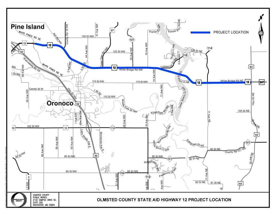 pavement construction map