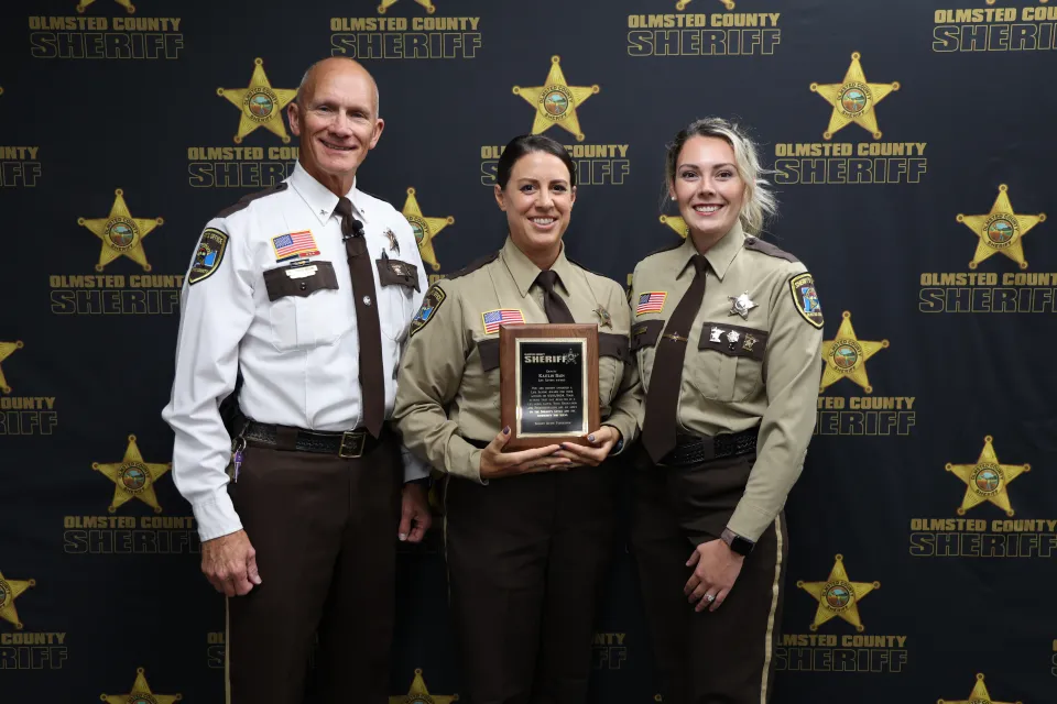 Sheriff's Office Fall Awards Program - Life saving award