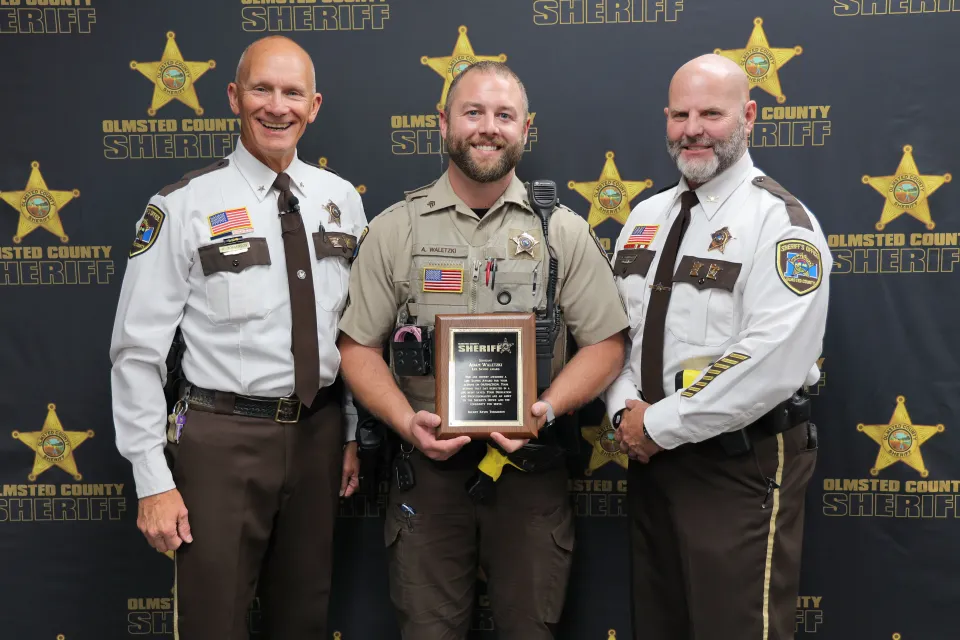 Sheriff's Office Fall Awards Program - Life saving award