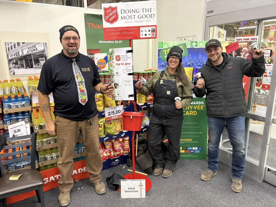 Sheriff's Office Employees Ringing Bells for the Salvation Army