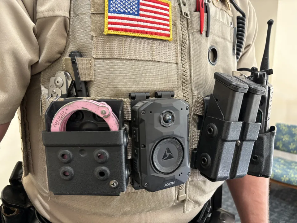 New Body Worn Camera on unifrom