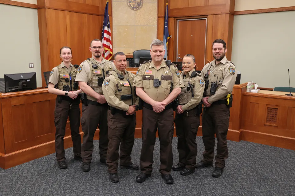 Members of the ADC Sheriff's Office court division