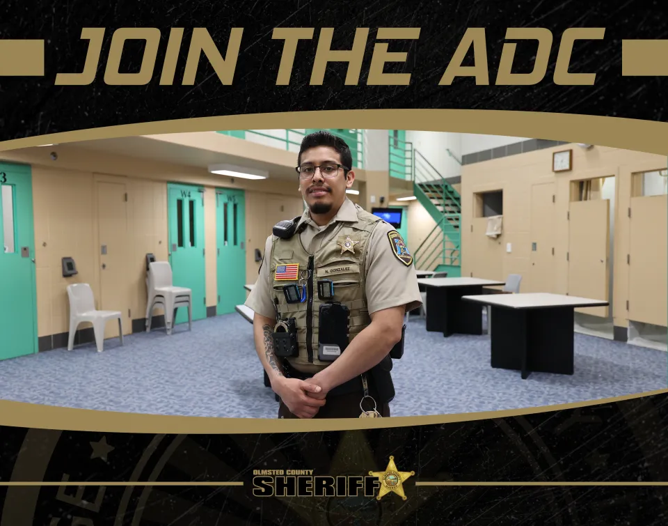 Join the ADC graphic featuring a deputy