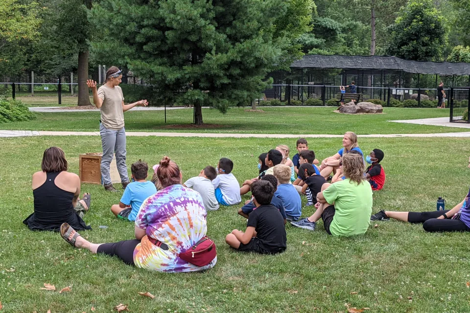 Teaching a class at Oxbow