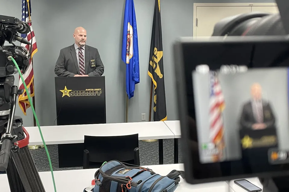 Captain Jim Schueller at Press Conference 