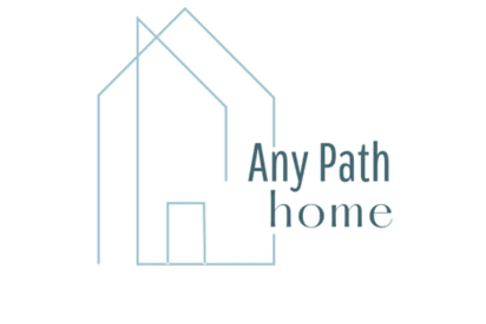 Any Path Home logo. An icon of a house.