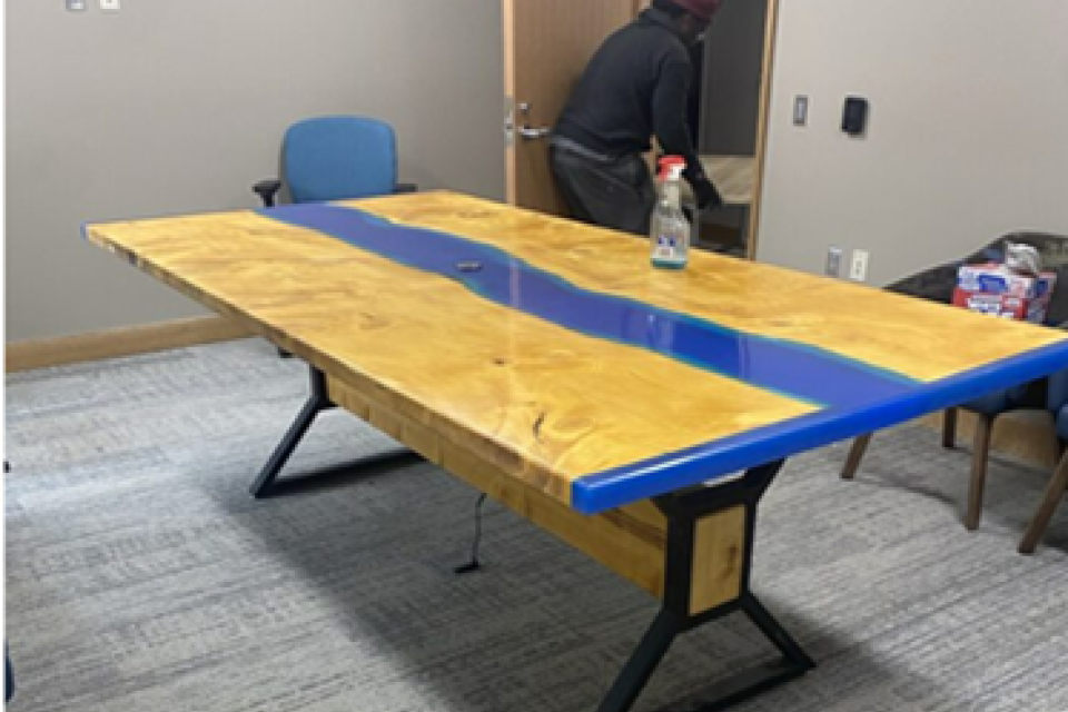Table made by Olmsted County's Sentence to Service program