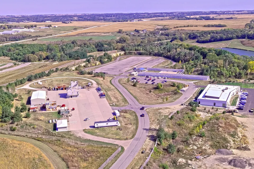 Drone Photo of Public Safety Training Center